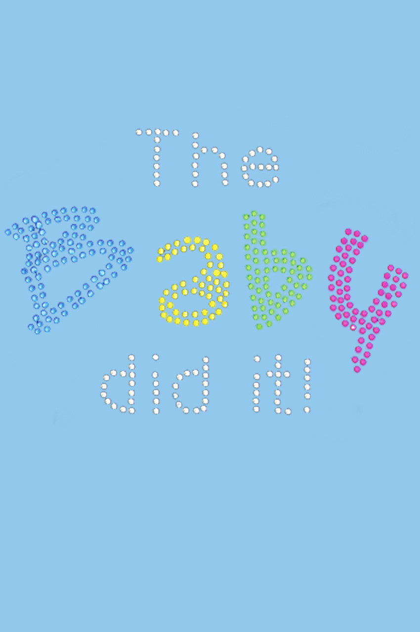 The Baby Did It - Bandanna Light Blue