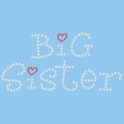 Big Sister with Red Heart - Women's T-shirt