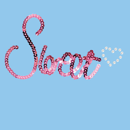 Sweet (Pink Sequins) - Women's T-shirt