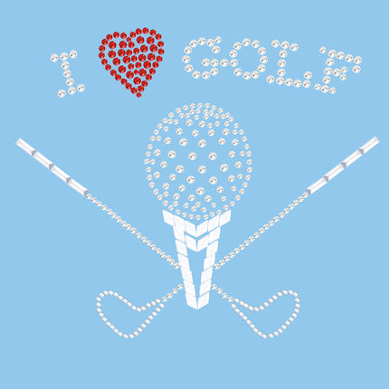 I Love Golf (Large) - Women's Tee