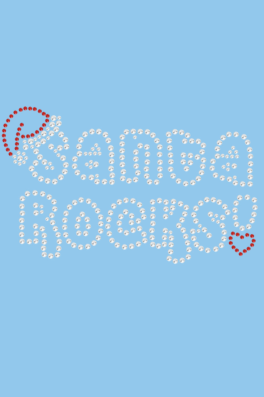 Santa Rocks - Bandana Light Blue