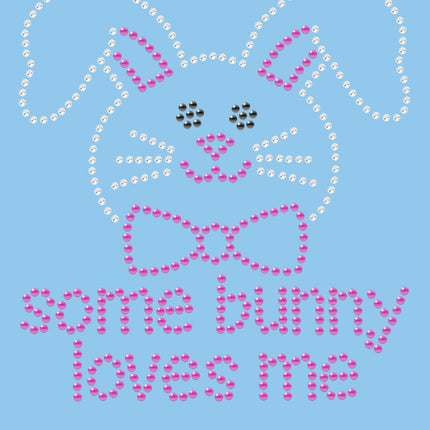 Some Bunny Loves Me (Pink) - Bandanna