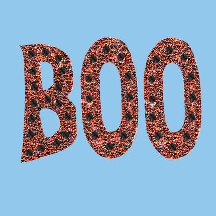 Orange Glitter Boo Bandanna