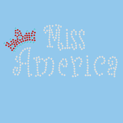 Miss America with Crown - Women's T-shirt