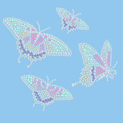 Pastel Butterflies - Women's T-shirt