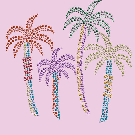 Palm Trees (Multicolor) - Women's T-shirt