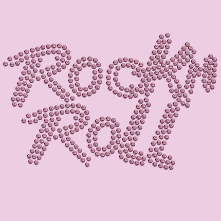 Rock n Roll (Pink Rhinestuds) - Women's T-shirt