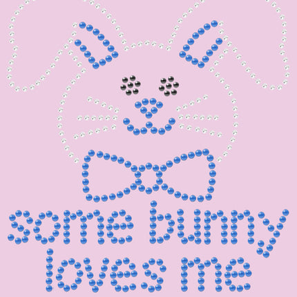 Some Bunny Loves Me - Blue - Women's T-shirt