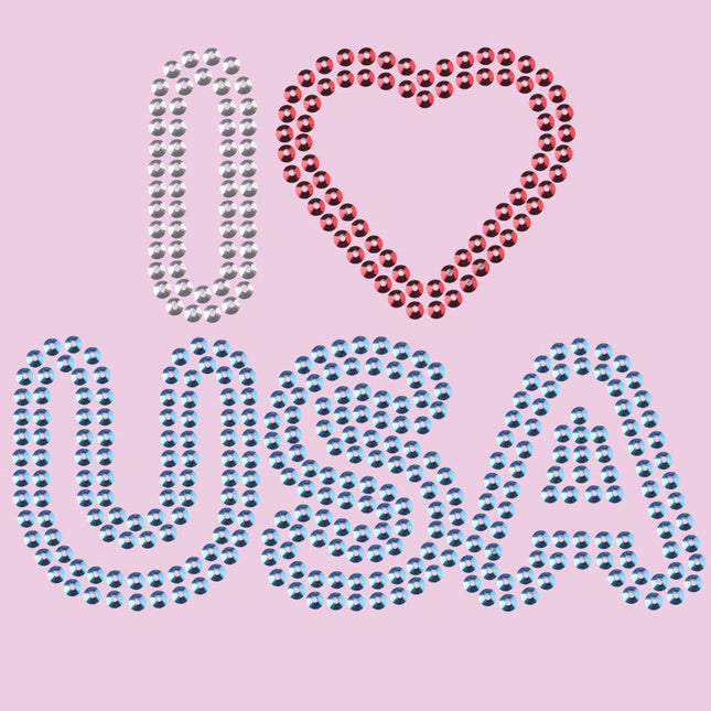 I Love USA 2- Women's T-shirt