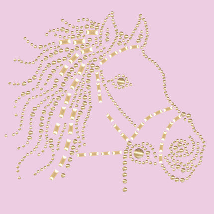 Horse Face (Gold) - Women's T-shirt