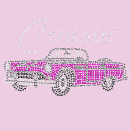 Cruisin Pink Convertible - Women's T-shirt