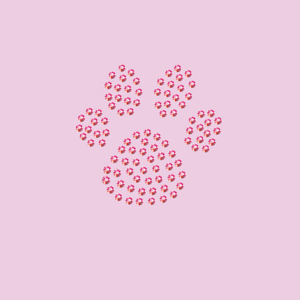 Paw (Pink Rhinestuds) - Women's T-shirt