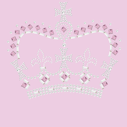 Crown 15 ( Pink, Silver & Clear) - Women's T-shirt