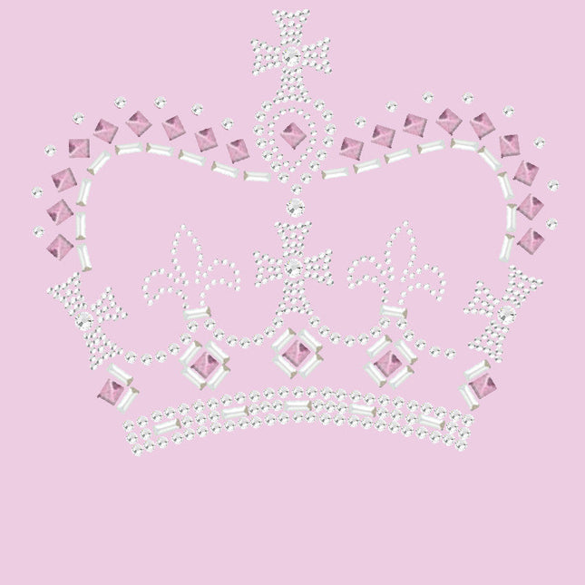 Crown 15 ( Pink, Silver & Clear) - Women's T-shirt