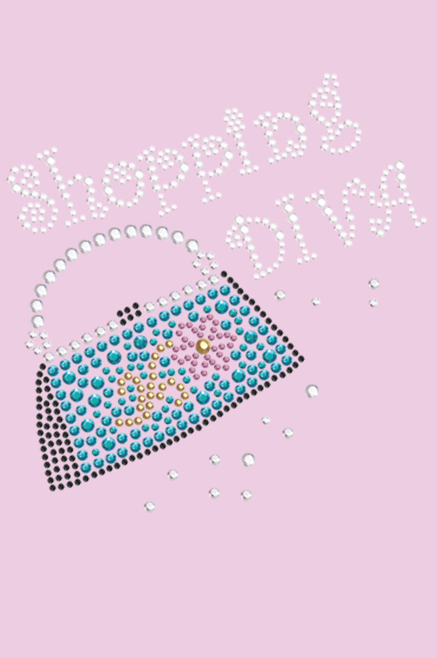 Shopping Diva & Handbag - Bandanna Pink