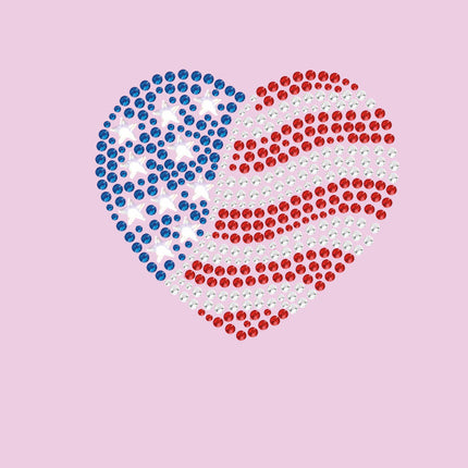 Patriotic Heart 2 Bandanna