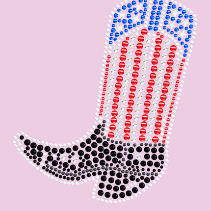 Boot (Red, White, & Blue) - bandana