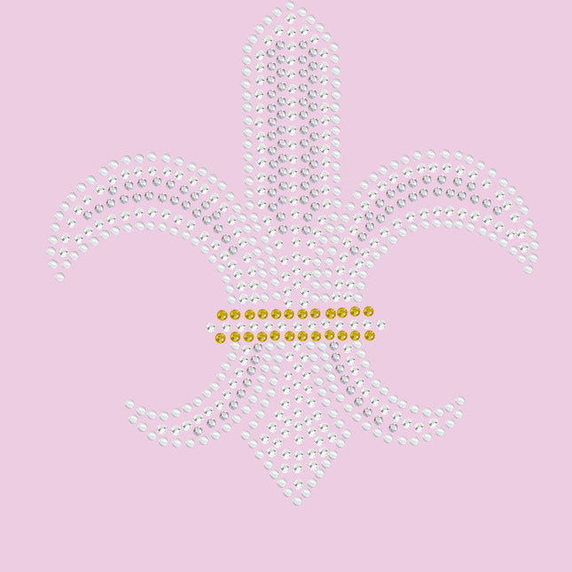 Fleur de Lis (Rhinestones & Nailheads) - Women's T-shirt