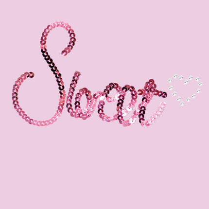 Sweet (Pink Sequins) - Women's T-shirt