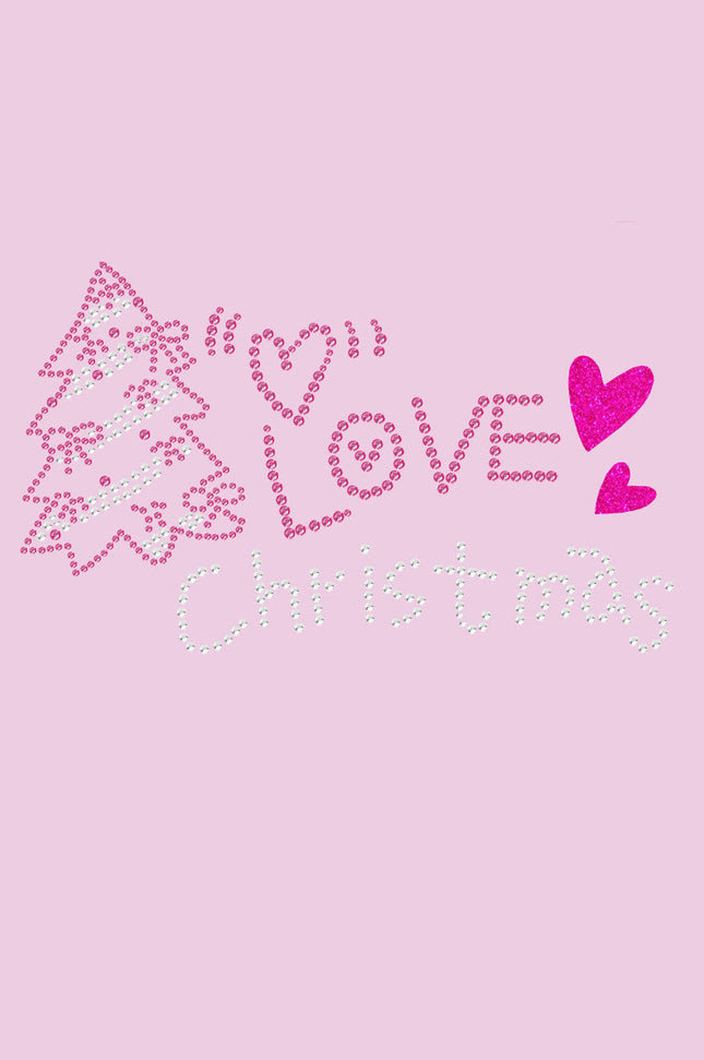 Love Pink Christmas - Women's T-shirt