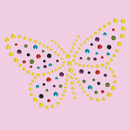 Yellow Dotted Butterfly - Women's T-shirt