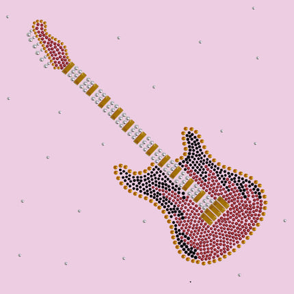 Guitar (Red & Gold) - Bandanna