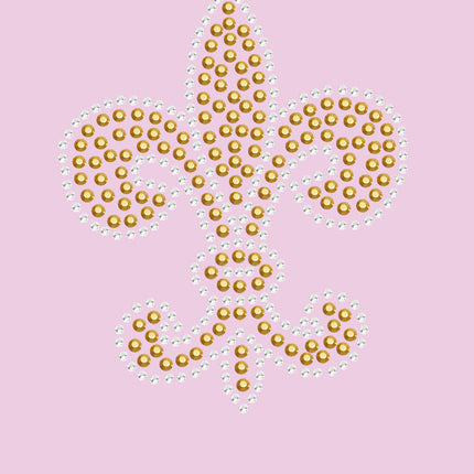 Fleur de Lis (Gold Rhinestuds) - Women's T-shirt