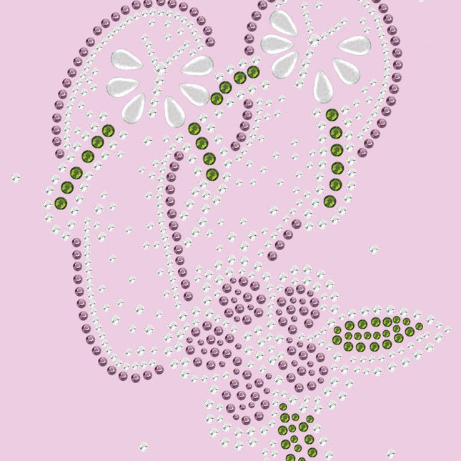 Pink Flip Flops with Flowers - Women's T-shirt