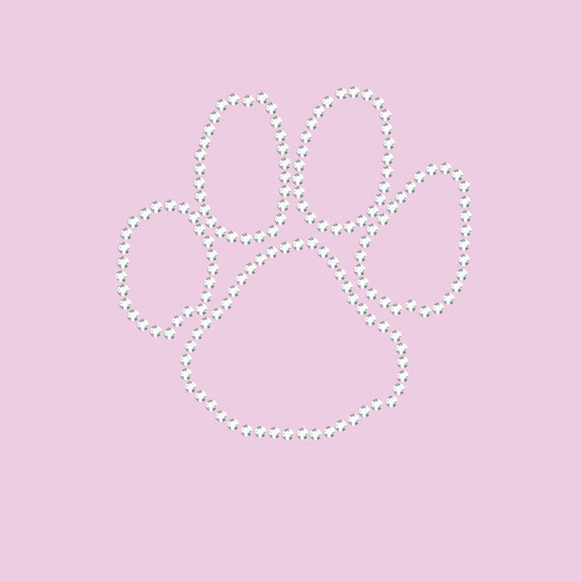 Paw (Rhinestone Outline) - Women's T-shirt