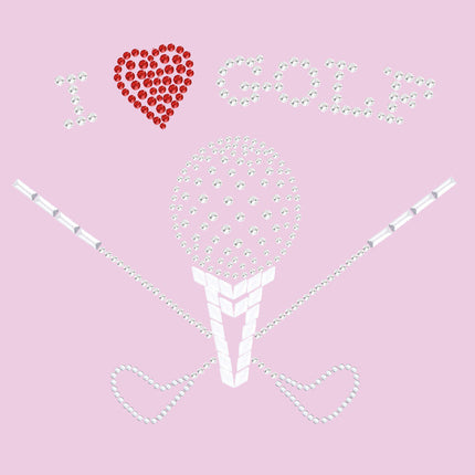 I Love Golf (Large) - Women's Tee