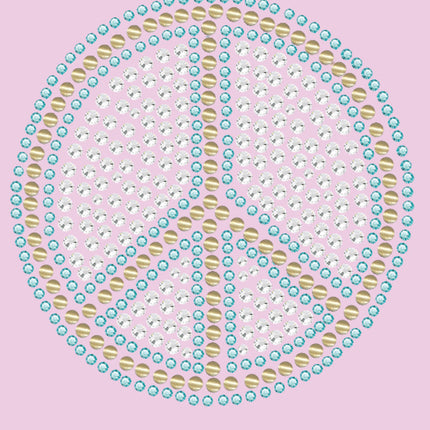 Peace Sign (Blue) - Bandanna