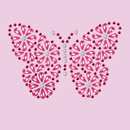 Pink Nailhead Butterfly - Bandannas