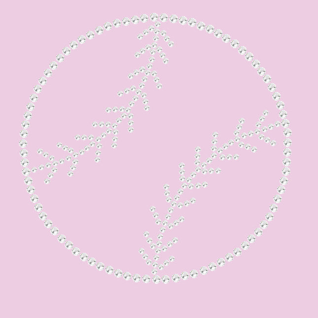 Baseball (Rhinestone Outline) - Women's Tee