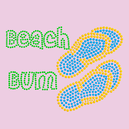 Beach Bum with Flip Flops - Women's T-shirt