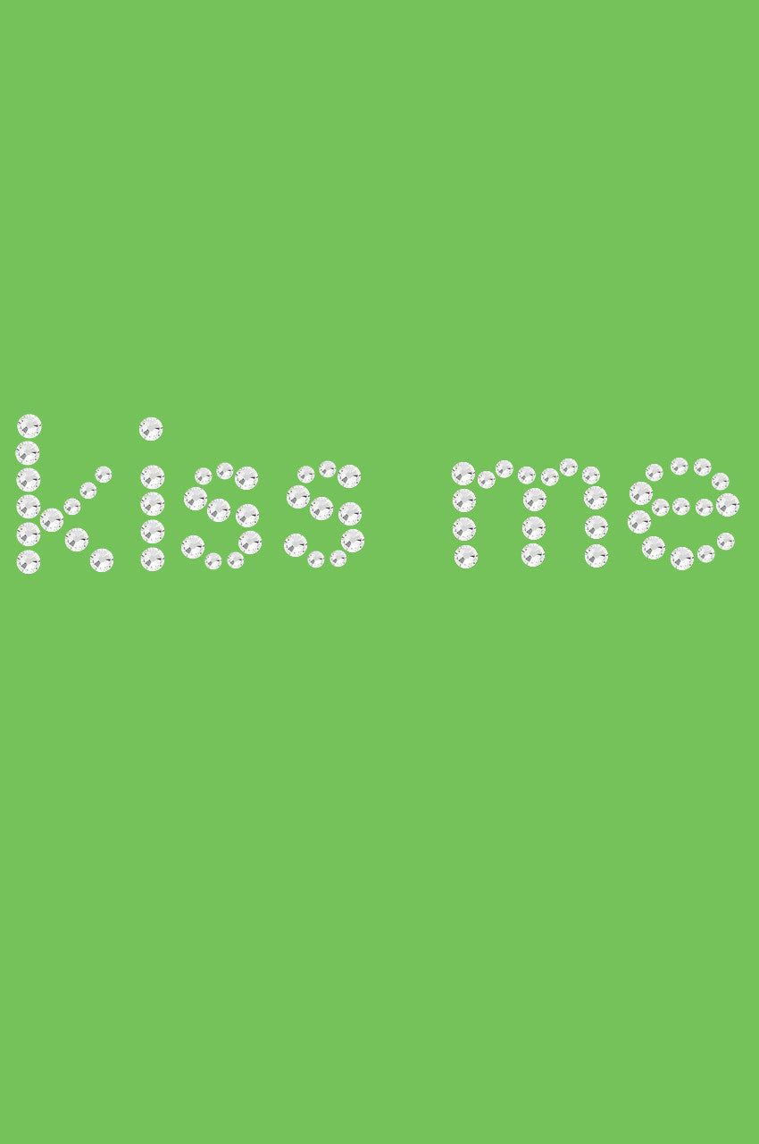 Kiss Me Bandanna Lime Green