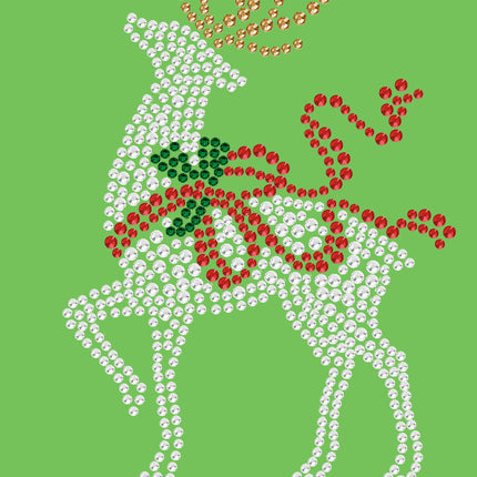 Reindeer with Red Bow - Bandana