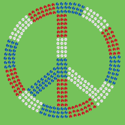 Peace Sign (Red, White, & Blue) - Bandanna