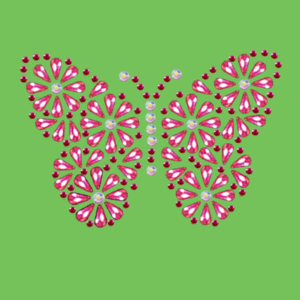 Pink Nailhead Butterfly - Bandannas