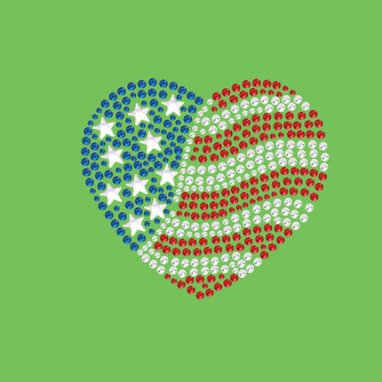 Patriotic Heart 2 Bandanna