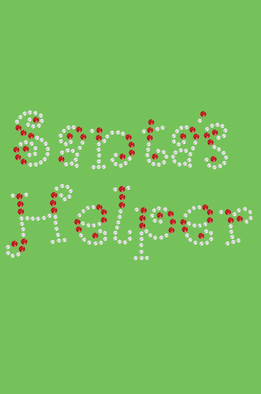 Santa's Helper 2 - Bandana Lime Green