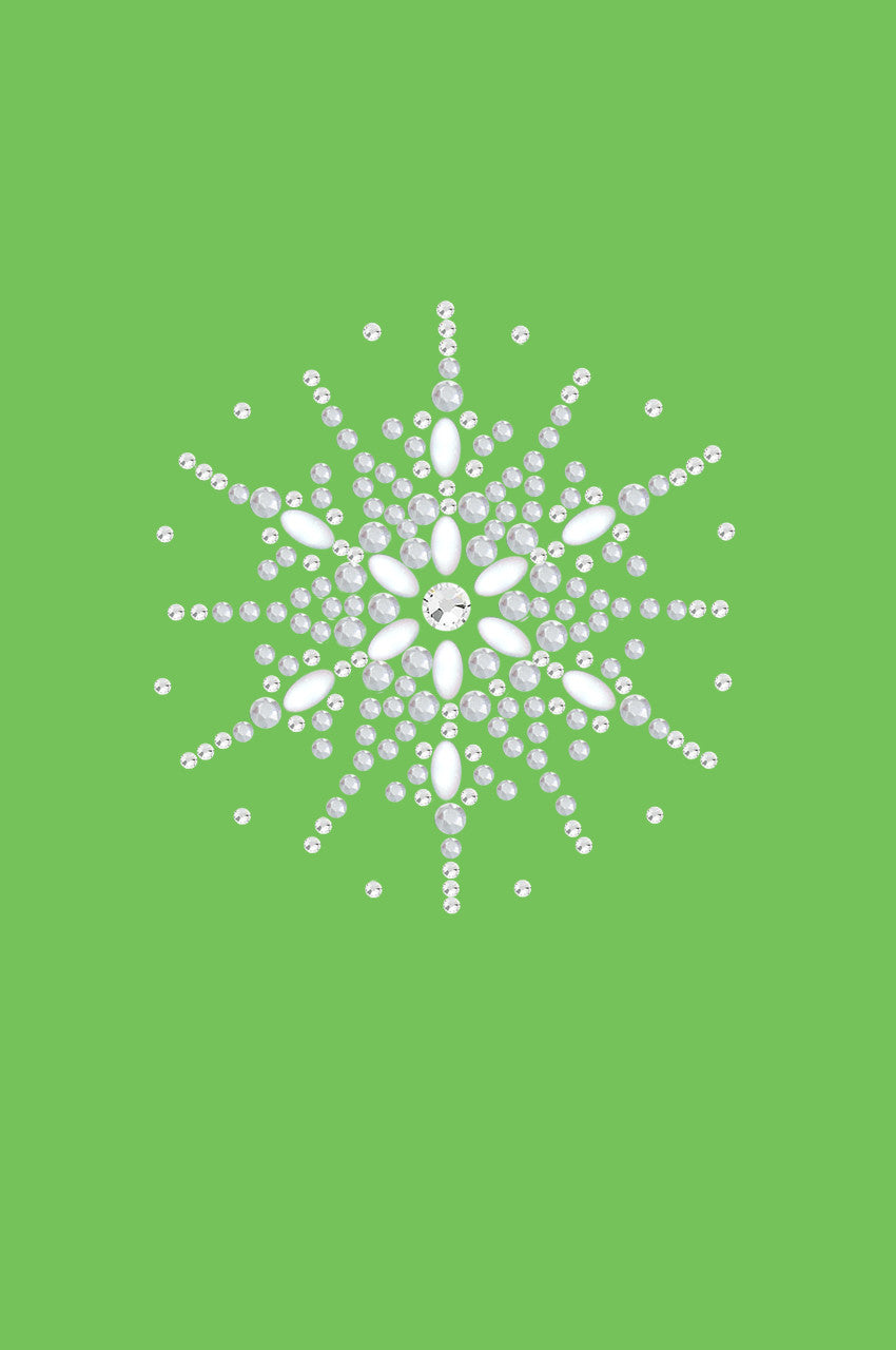 Snowflake 2 - Bandana Lime Green