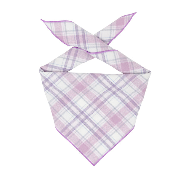 Lavender Luxe Flannel Dog Bandana