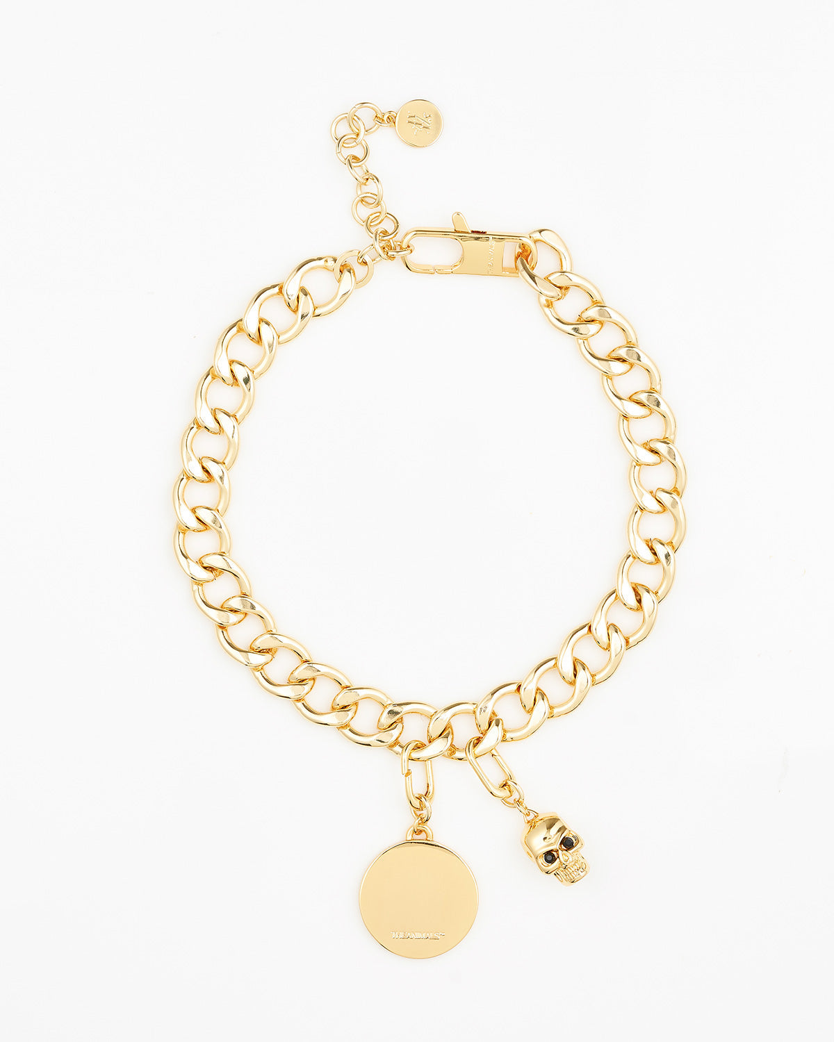 Le Skeleton Charm Gold