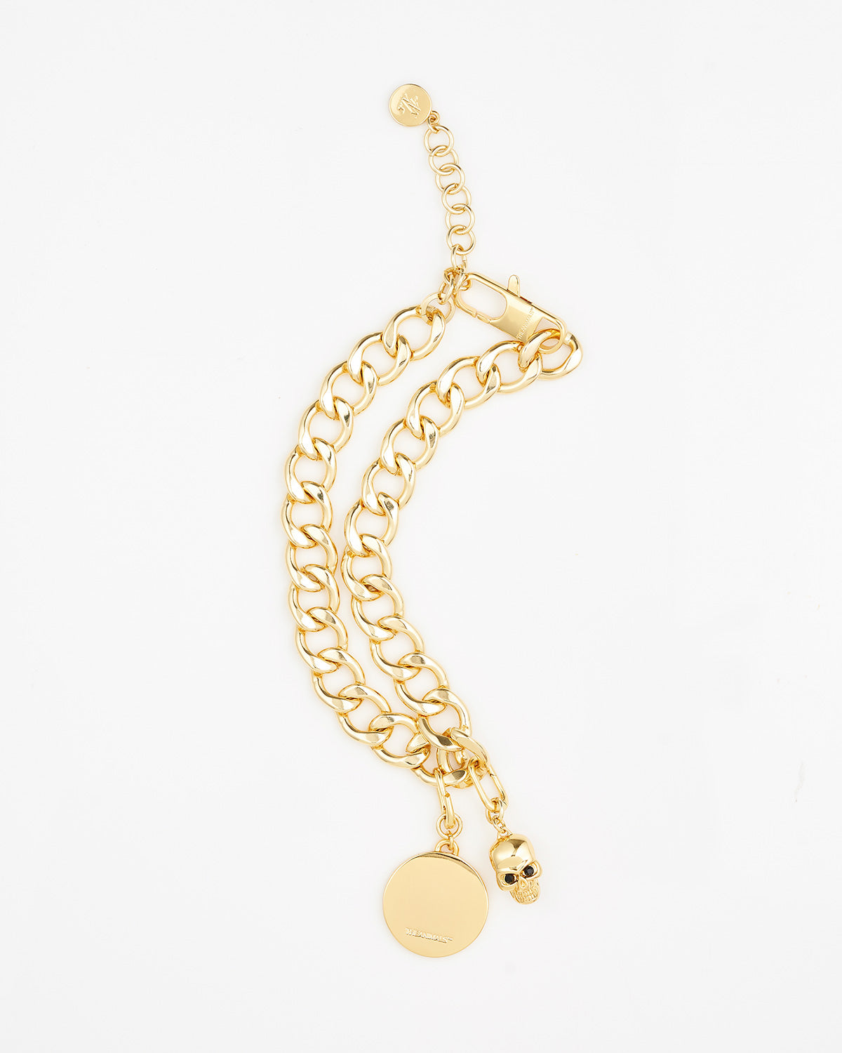 Le Skeleton Charm Gold