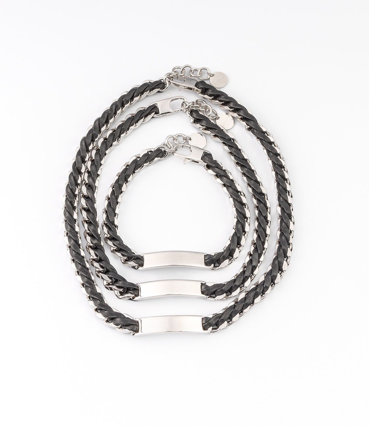 Leather Braid Bold Necklace