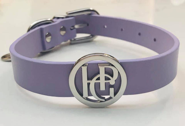 Leather Collar - Lilac Hue