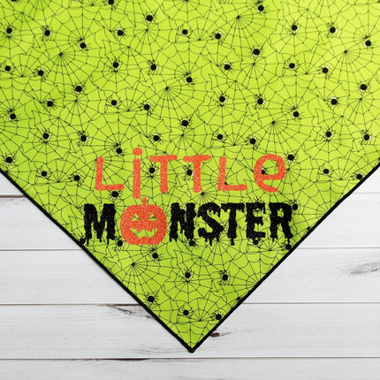 Little Monster Halloween Dog Bandana