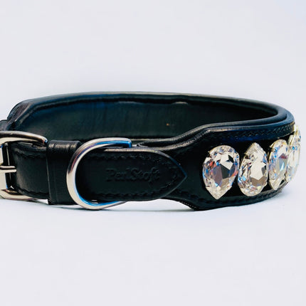 Liz Big Dog Collar Crystal