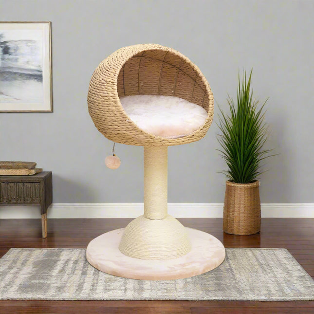 Lookout Natural Handwoven Cat Tree