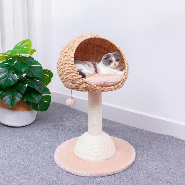 Lookout Natural Handwoven Cat Tree